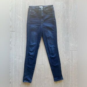 Kancan Signature Ultra High Rise Ankle Skinny Dark Wash Jegging Size 25